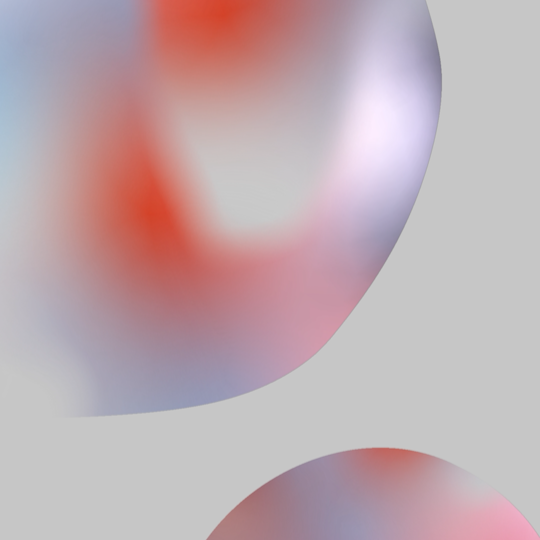 Illustration abstraite de cellules colorées sur un fond gris